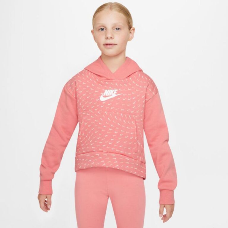 Nike Kapüşonlu Sweatshirt Pembe