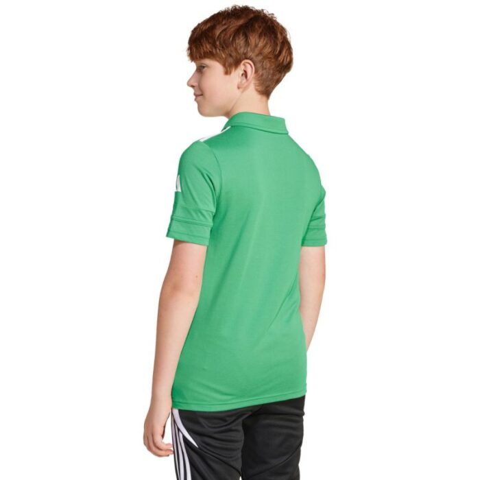 Çocuk - Adidas Squadra 25 Çocuk Polo Tişört - Canlı Yeşil Renkli Çocuk Giyimi (Çocuk, Futbol) - Görsel 5