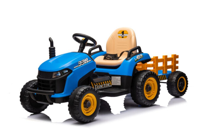 Çocuk - Bbh-030 Mavi Akülü Traktör ile Güçlü Motor ve Kumanda Eğlencesi - Görsel 5