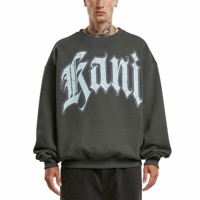 Ev ve Yaşam - Karl Kani Inside Out Erkek Crew Sweatshirt - Rahat Konforlu Erkek Üstü - Görsel 4