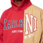 Ev ve Yaşam - Karl Kani Woven Retro Split Kapüşonlu Sweatshirt - M 6021762 - Görsel 2