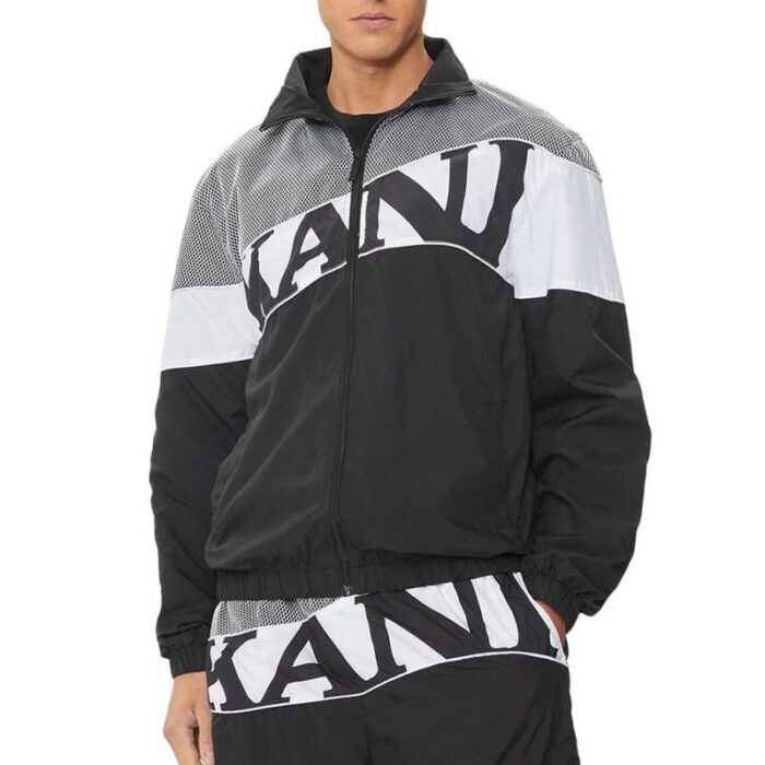 Ev ve Yaşam - Karl Kani Wavy Retro Blok Erkek Trackjacket - Modern ve Şık Stil - Görsel 5