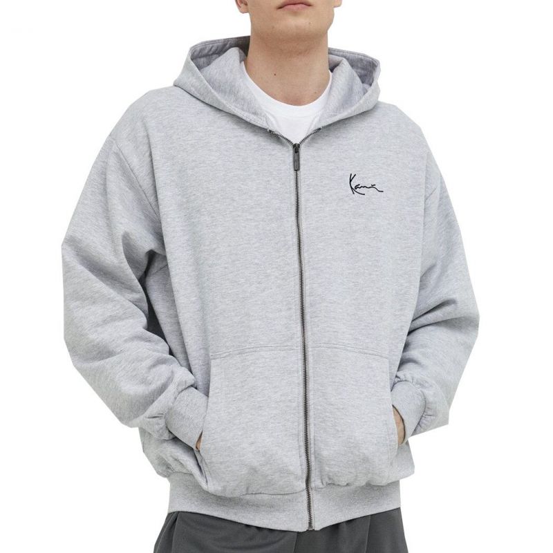 xlarge_clean (91) Ev ve Yaşam - Karl Kani Chest Signature Essential Zip Hoodie Erkek Sweatshirt - Ana Görsel