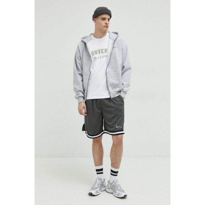 Ev ve Yaşam - Karl Kani Chest Signature Essential Zip Hoodie Erkek Sweatshirt - Görsel 3