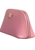 Çanta - Dolce Gabbana Pembe Deri DG Logolu Cüzdan - Lüks Kadın Cüzdanı - Görsel 3