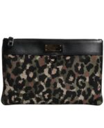 Çanta - Dolce Gabbana Çok Renkli Leopar Pouch Çanta - Özgün ve Şık Tasarım - Görsel 5