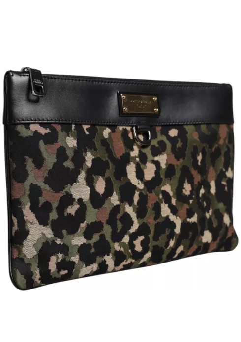Çanta - Dolce Gabbana Çok Renkli Leopar Pouch Çanta - Özgün ve Şık Tasarım - Ana Görsel
