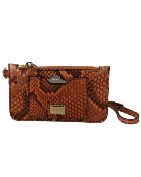 Çanta - Dolce Gabbana Kahverengi Deri Agnese Cüzdan - Şık ve Dayanıklı Cüzdan - Ana Görsel