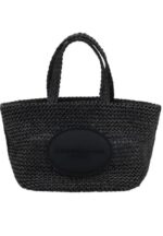 Çanta - Alexander Wang Punch Small Raffia El Çantası - Modern ve Şık Tasarım - Ana Görsel
