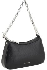 Çanta - Alexander McQueen Cross-Bar Deri Clutch Çanta - Görsel 3