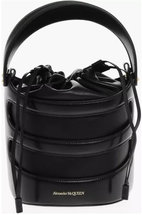 Çanta - Alexander McQueen THE RISE Deri Bucket Çanta - Ana Görsel