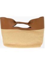 Çanta - Alexander McQueen THE BOW Maxi Tote Çanta - Görsel 3