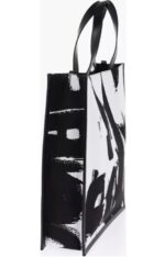 Çanta - Alexander McQueen Logo Desenli Kumaş Tote Çanta - Görsel 3
