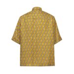 Fendi Sarı İpek Gömlek