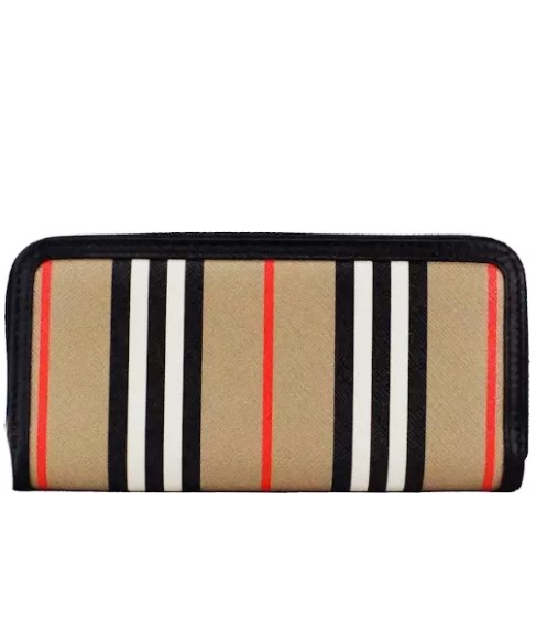 Çanta - Burberry Ellerby Siyah Deri Cüzdan - Şık ve Fonksiyonel Cüzdan - Ana Görsel