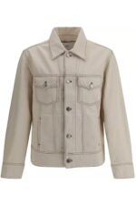 Ev ve Yaşam - Ami Paris Denim Ceket - Modern L Beden Denim Ceket - Ana Görsel