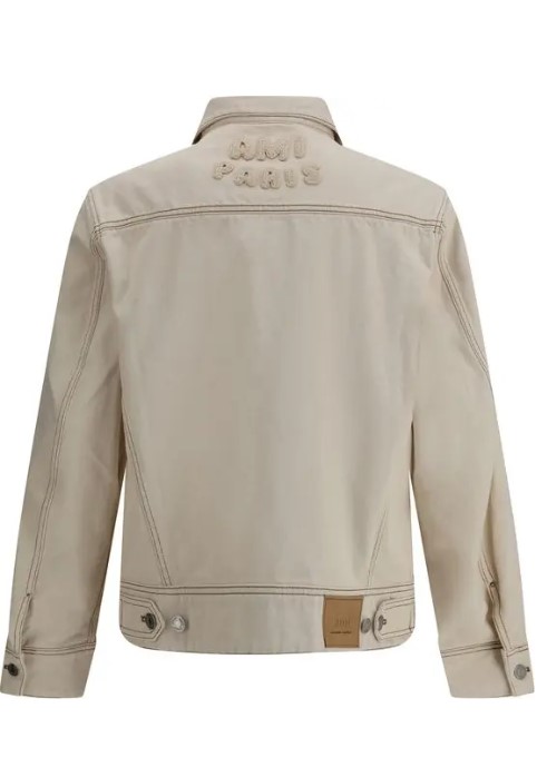 Ev ve Yaşam - Ami Paris Denim Ceket - Modern L Beden Denim Ceket - Görsel 2