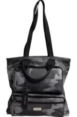 Çanta - Dolce Gabbana Gri Kamuflaj Tote Çanta - Kullanışlı Çok Gözlü Tasarım - Görsel 3