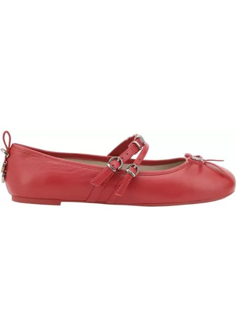 Ayakkabılar - Pinko Gioia Kırmızı Balerin Ayakkabılar - Şık ve Rahat Tasarım - Ana Görsel