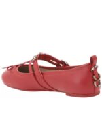 Ayakkabılar - Pinko Gioia Kırmızı Balerin Ayakkabılar - Şık ve Rahat Tasarım - Görsel 2