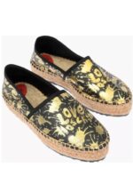 Ayakkabılar - Moschino LOVE Deri SPLASH Platform Espadril Kadın Ayakkabı - Şık Rahat Seçim - Ana Görsel