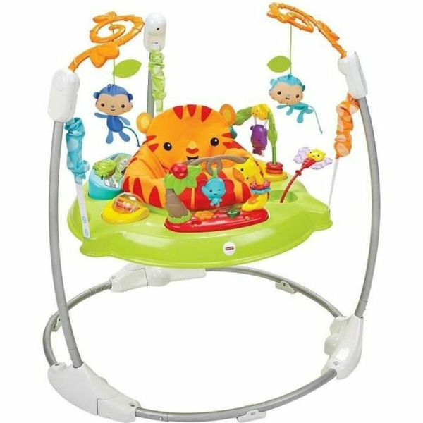 Bebek - Fisher-Price Jumperoo Jungle Zıplayıcı Aktivite Merkezi - Eğlenceli Oyun ve Gelişim Fırsatı - Ana Görsel