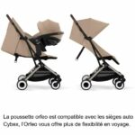 Bebek - Cybex Bej Bebek Arabası - Konforlu ve Güvenilir Bebek Seyahat Arabası - Görsel 2