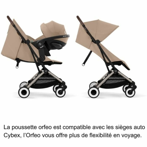 Bebek - Cybex Bej Bebek Arabası - Konforlu ve Güvenilir Bebek Seyahat Arabası - Görsel 2