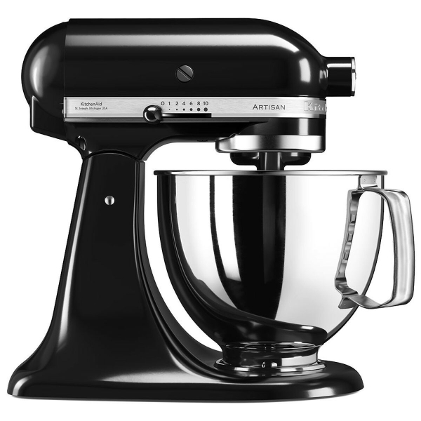 Ev ve Yaşam - KitchenAid 5KSM125EOB Siyah Mutfak Şefi 300 W, 4,8 L - Ana Görsel