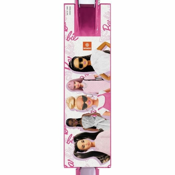 Çocuk - Barbie Katlanabilir Pembe Çocuk Scooter - Eğlenceli ve Pratik Çocuk Scooter - Görsel 2