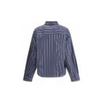 Balenciaga Çizgili Gömlek Blue