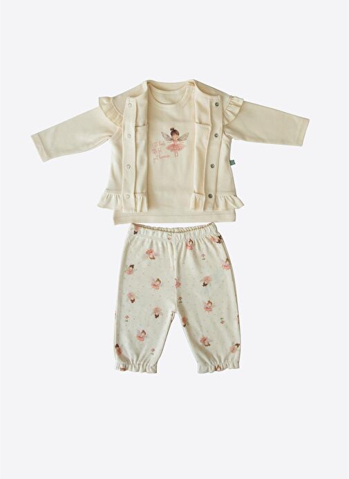 Organik Fly 3'lü Yelekli