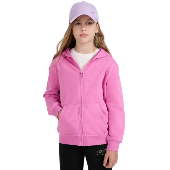 Çocuk - 4F Kız Sweatshirt 4FJWAW25TSWSF1952 54S (Çocuk, Rekreasyon) - Görsel 2