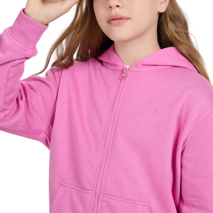 Çocuk - 4F Kız Sweatshirt 4FJWAW25TSWSF1952 54S (Çocuk, Rekreasyon) - Görsel 5