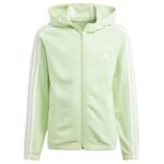 Çocuk - Adidas 3 Şeritli Tam Fermuarlı Kapüşonlu Sweatshirt (Kız Çocuk) IS2632 (Çocuk, Yaşam Tarzı) - Görsel 4