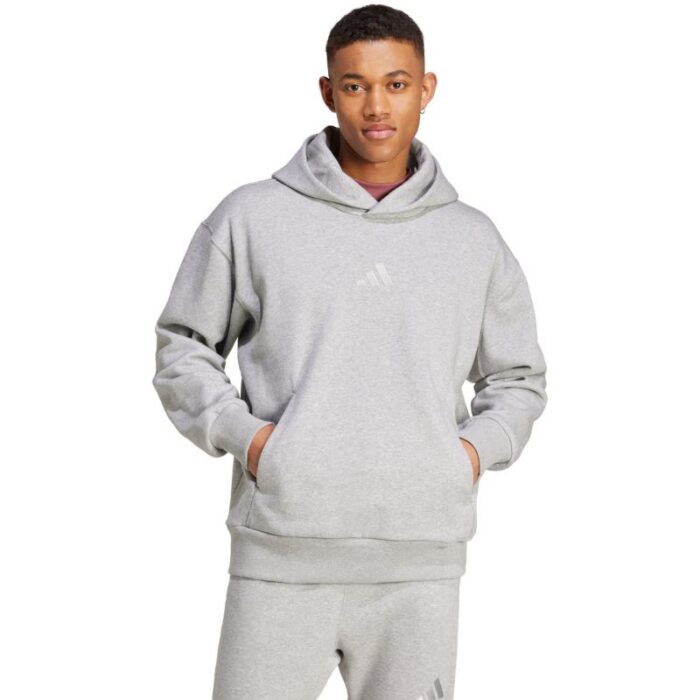 Erkek - Adidas All SZN Fleece Erkek Sweatshirt IY4123 (Erkek, Antrenman) - Görsel 2