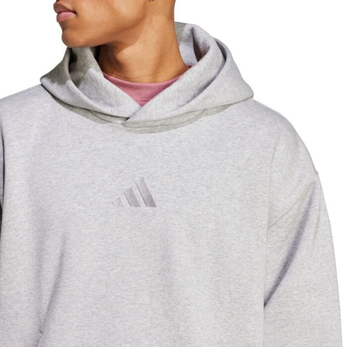 Erkek - Adidas All SZN Fleece Erkek Sweatshirt IY4123 (Erkek, Antrenman) - Görsel 4