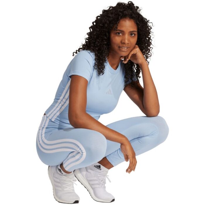 Kadın - adidas Essentials 3-Şerit Pamuklu Tayt W JE0070 (Kadın, Yaşam Tarzı) - Görsel 6