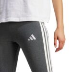 Kadın - adidas Essentials 3-Şerit Pamuklu Kadın Tayt JZ3299 (Kadın, Yaşam Tarzı) - Görsel 5