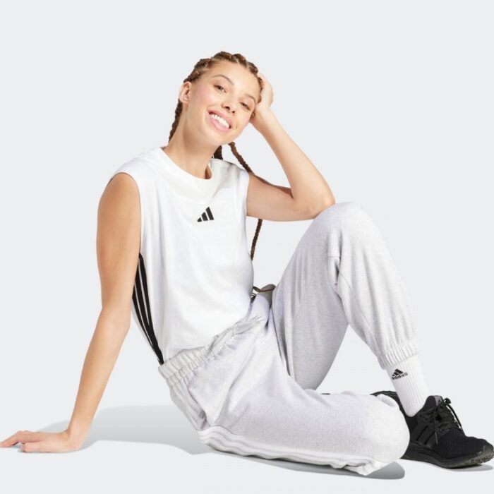 Kadın - adidas Essentials 3-Şeritli Yumuşak Fit Pantolon IN6178 (Kadın, Yaşam Tarzı) - Görsel 6