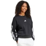 Kadın - adidas Essentials 3-Şeritli Fransız Terry Sweatshirt W JE0016 (Kadın, Antrenman) - Görsel 4
