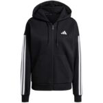 Kadın - adidas Essentials 3 Şeritli Tam Fermuarlı Kapüşonlu Kadın Hoodie (Kadın, Antrenman) - Görsel 3