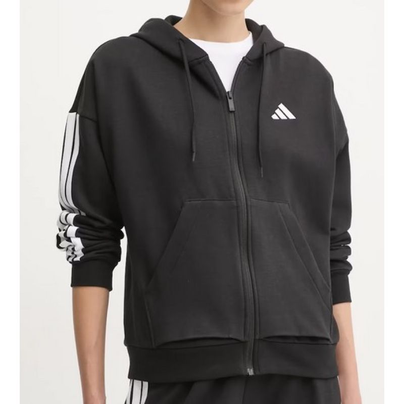 tryoshop-adidas-essentials-3-stripes-full-zipp-hoodie-w-je1283-7-1617234 Kadın - adidas Essentials 3 Şeritli Tam Fermuarlı Kapüşonlu Kadın Hoodie (Kadın, Antrenman) - Ana Görsel