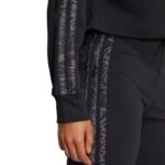 Kadın - adidas Essentials 3 Şeritli Baskılı Fransız Terry Kapüşonlu Sweatshirt W JC6244 (Kadın, Antrenman) - Görs...