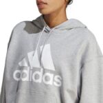 Kadın - adidas Essentials Büyük Logo Oversize Fransız Terry Kapşonlu Sweatshirt Kadın IC9865 (Kadın, Rekreasyon) - ...