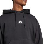 Erkek - adidas Essentials Feelcozy Fleece Kapüşonlu Sweatshirt M (Erkek, Çok Spor) - Görsel 5