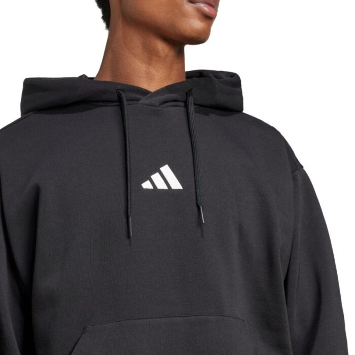 Erkek - adidas Essentials Feelcozy Fleece Kapüşonlu Sweatshirt M (Erkek, Çok Spor) - Görsel 5
