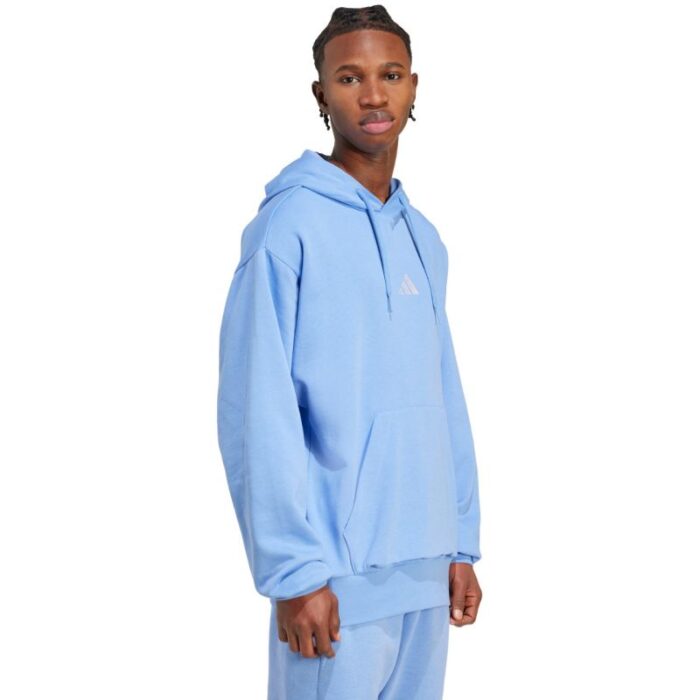 Erkek - adidas Essentials Feelcozy Polar Kapüşonlu Sweatshirt M JX3312 (Erkek, Antrenman) - Görsel 2