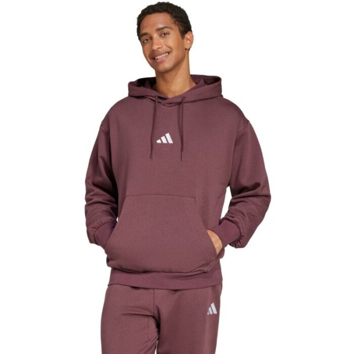 Erkek - adidas Essentials Feelcozy Fleece Erkek Sweatshirt IN6070 (Erkek, Antrenman) - Görsel 2