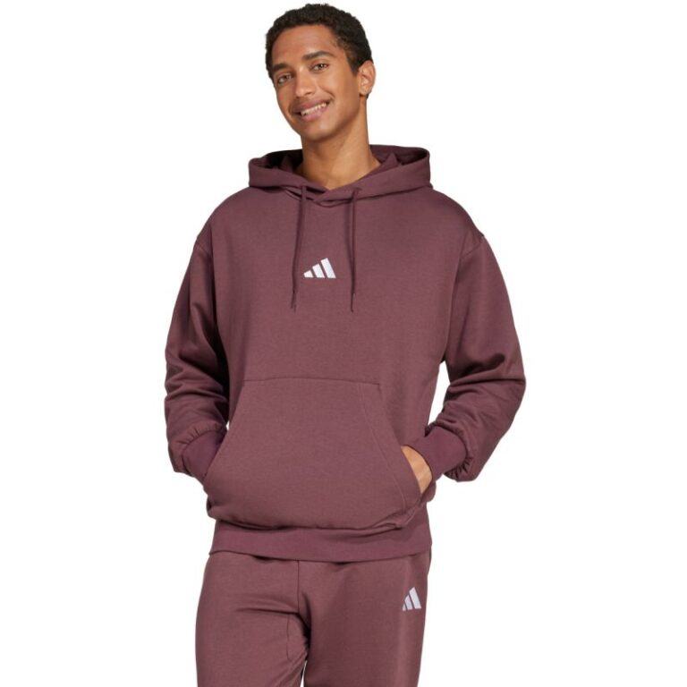 Erkek - adidas Essentials Feelcozy Fleece Erkek Sweatshirt IN6070 (Erkek, Antrenman) - Görsel 2